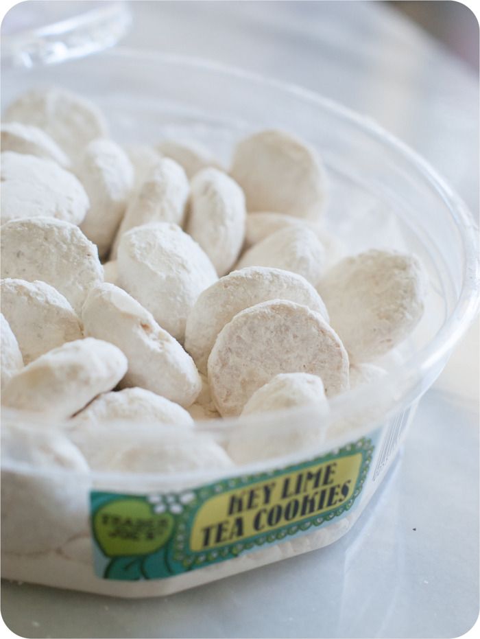 Sweet on Trader Joe's Saturday Key Lime Tea Cookies Bake at 350°